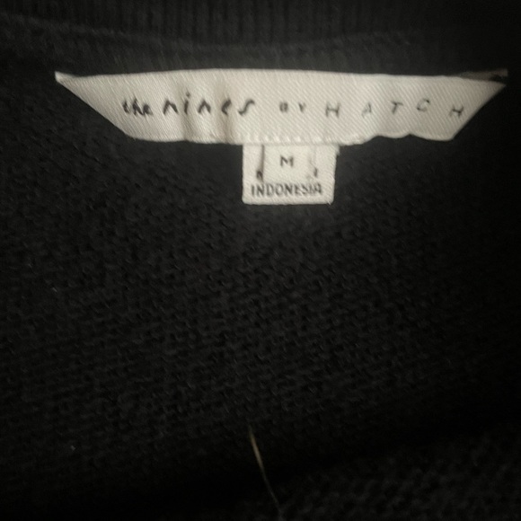 The Nines by Hatch French Terry Maternity sweatshirt in Black Floral - Picture 3 of 4